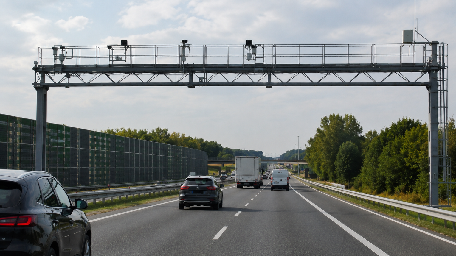 Nowy odcinkowy pomiar prędkości działa już na A4 pod Krakowem