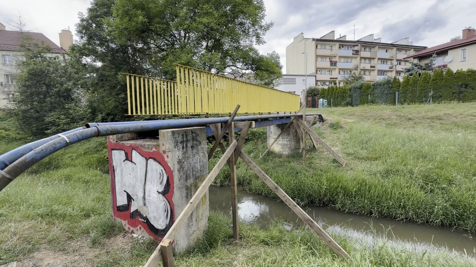 Remont kładki na Wątoku w Tarnowie