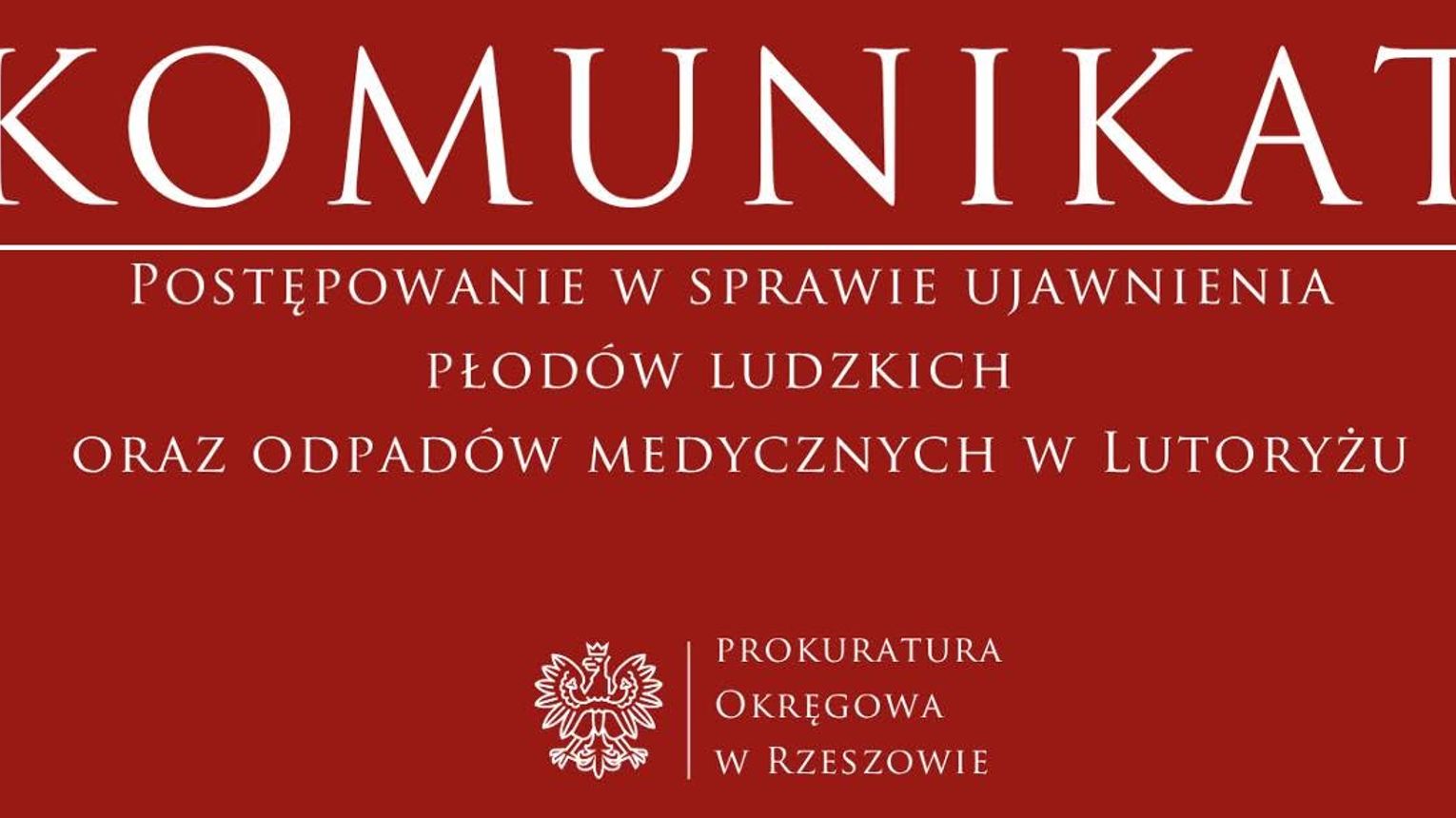 Szczątki ludzkich płodów i odpady medyczne na posesji. Sprawa z Lutoryża ma nowy zwrot