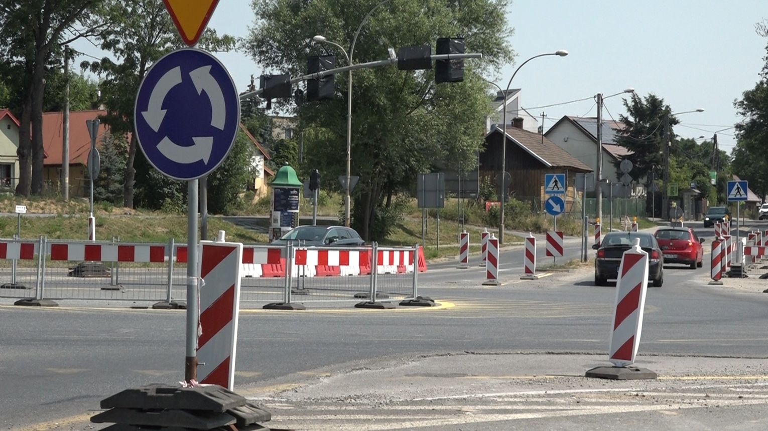 Wakacyjna organizacja ruchu na rondzie przy ul. Lwowskiej w Tarnowie