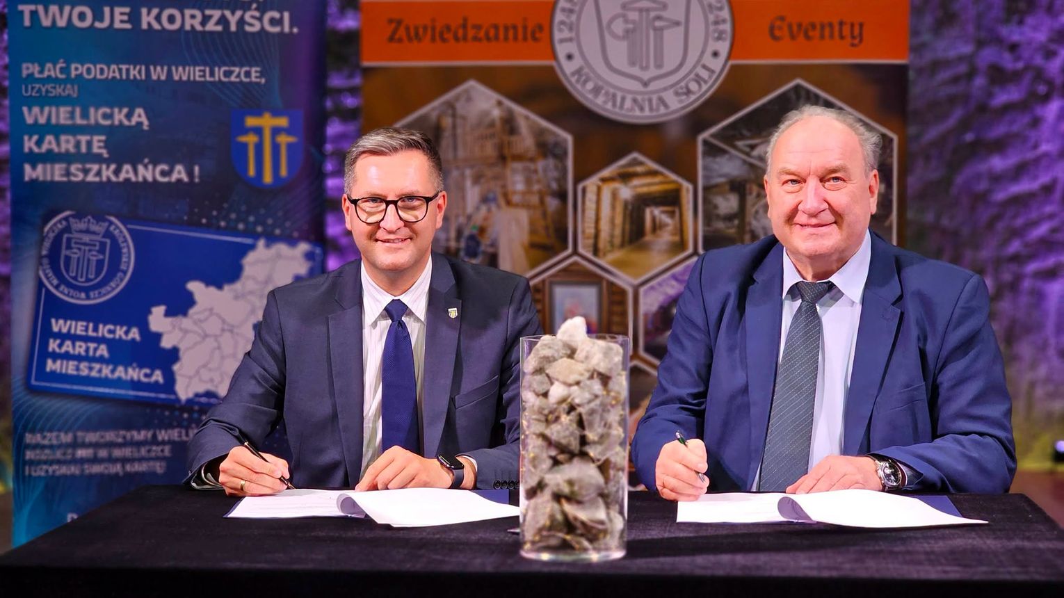 Wieliczka i Bochnia zacieśniają współpracę. Posiadacze Wielickiej Karty Mieszkańca skorzystają z oferty Kopalni Soli Bochnia